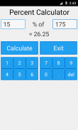 Por ciento de la calculadora screenshot 3