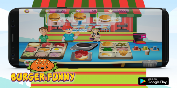 Burger Funny: Cook, Prepare Hamburgers Bar screenshot 0