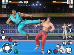 Tag Team Karate Mücadele Kaplan Dünya Kung Fu King screenshot 5