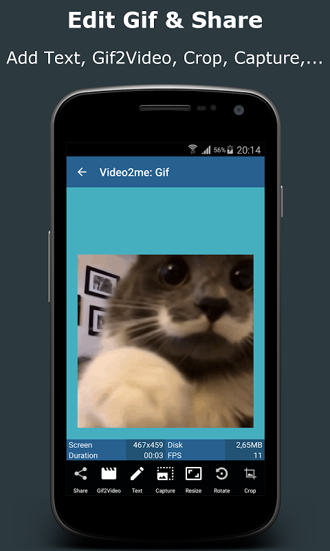 Video2me Pro Video Gif Maker 1.7.1.1 (Full) Apk Android