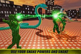 Anaconda Snake Hero City Battle Survival screenshot 1