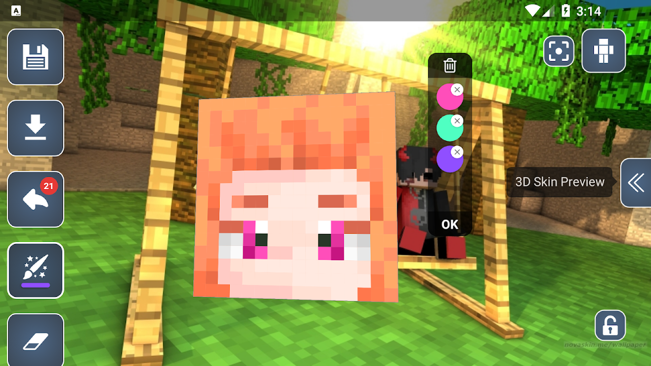 Minecraft 3D Skin APK for Android Download