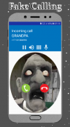 Evil Scary Grandpa Call Me! Fake Video Call Horror screenshot 3