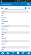Danish - English dictionary screenshot 2