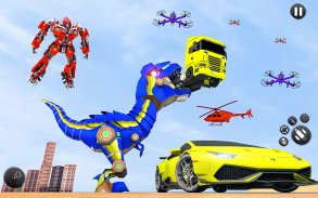 Police Dino Robot Car Games screenshot 3