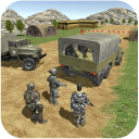 us military truck driving: army truck driving game Icon