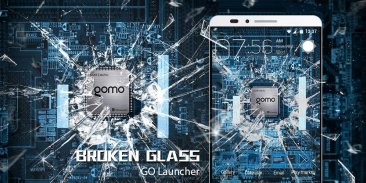 Broken Glass Parallax Go Launcher Theme screenshot 4