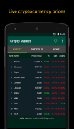 Cryptocurrencies - Prices, News, Portfolio value screenshot 1