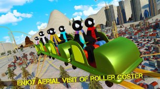 Stickman Roller Coaster Thrill Ride screenshot 1