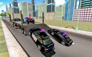 Police Robot Transport Car screenshot 3