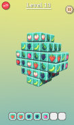 Fruit Cube Tile Match 3D screenshot 1