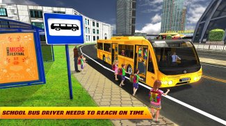 City High School Bus 2018: Driving Simulator PRO screenshot 1