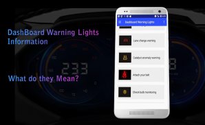 Dashboard Car Warning Light screenshot 5