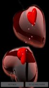 Valentine Red Hearts LWP screenshot 1