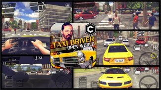 Crazy Open World Driver : Taxi Simulator screenshot 0