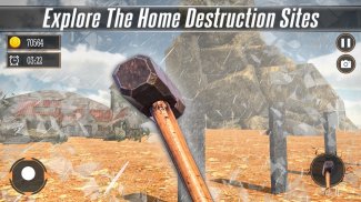 virtual casa destrucción sim screenshot 1