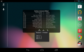 Hockey Livescore Widget screenshot 13