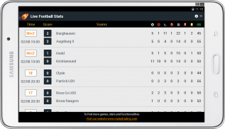 Live Football Stats screenshot 0