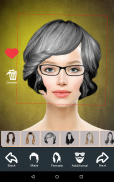 Hairstyle Changer app, virtual makeover women, men screenshot 13