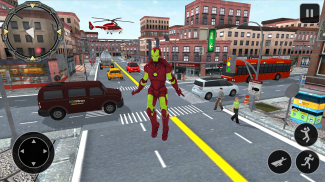 Super Iron Hero 2019: Robot Rescue Mission Game screenshot 1