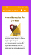 Home Remedies For Dry Hair screenshot 0
