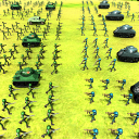 Stickman guerreiros Mundial War 2 Batalha Simulato Icon
