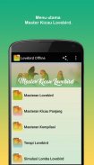 Master Kicau Lovebird Offline screenshot 0