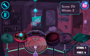 इलेक्ट्रॉनिक ड्रम खेल screenshot 4