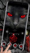 Cool Evil Cat موضوعات خلفيات أيق screenshot 0
