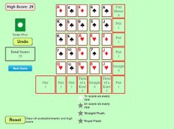 Poker Solitaire screenshot 2