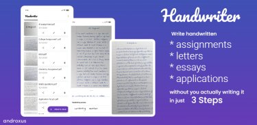 Handwriter: text to assignment screenshot 6