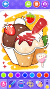 Glitter Ice Cream Coloring screenshot 6