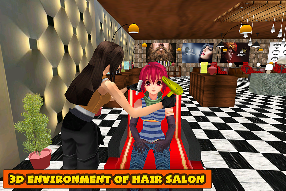 virtual barber shop games online