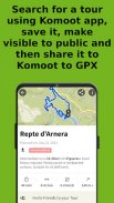 Komoot to GPX screenshot 0