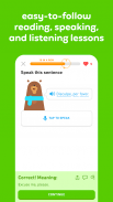 Duolingo: Taallessen screenshot 1