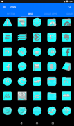 Bright Cyan Icon Pack ✨Free✨ screenshot 0