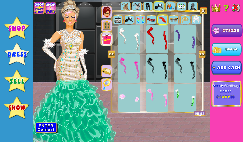 fashion faceoff - dressup game