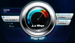 O teste de velocidade Internet screenshot 1