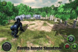 Angry gorilla vs Dinosaur: Wild Jungle Battle screenshot 7