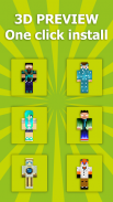 Herobrine Skins for Minecraft screenshot 2