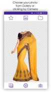 Sexy Lady Saree Photo Suit screenshot 0