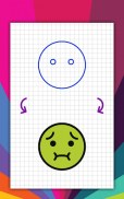 Come disegnare emoticon, emoji screenshot 16
