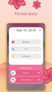 Period Calculator: Fertile Days & Menstrual Cycle screenshot 1