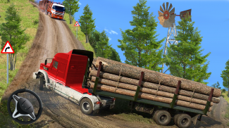 Offroad Logging Truck Games 3D screenshot 3