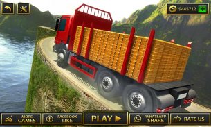 Bergauf Gold Transporter LKW f screenshot 0