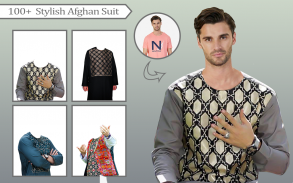 Stylish Afghan man suit photo editor screenshot 1