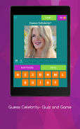 Guess Celebrity- Quiz and Game screenshot 0