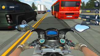 Highway Traffic Bike Racing 3D screenshot 3