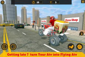 Flying ATV Bike Pizza Delivery screenshot 16