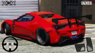 458 Ferrari Game: Lambos Drift screenshot 0